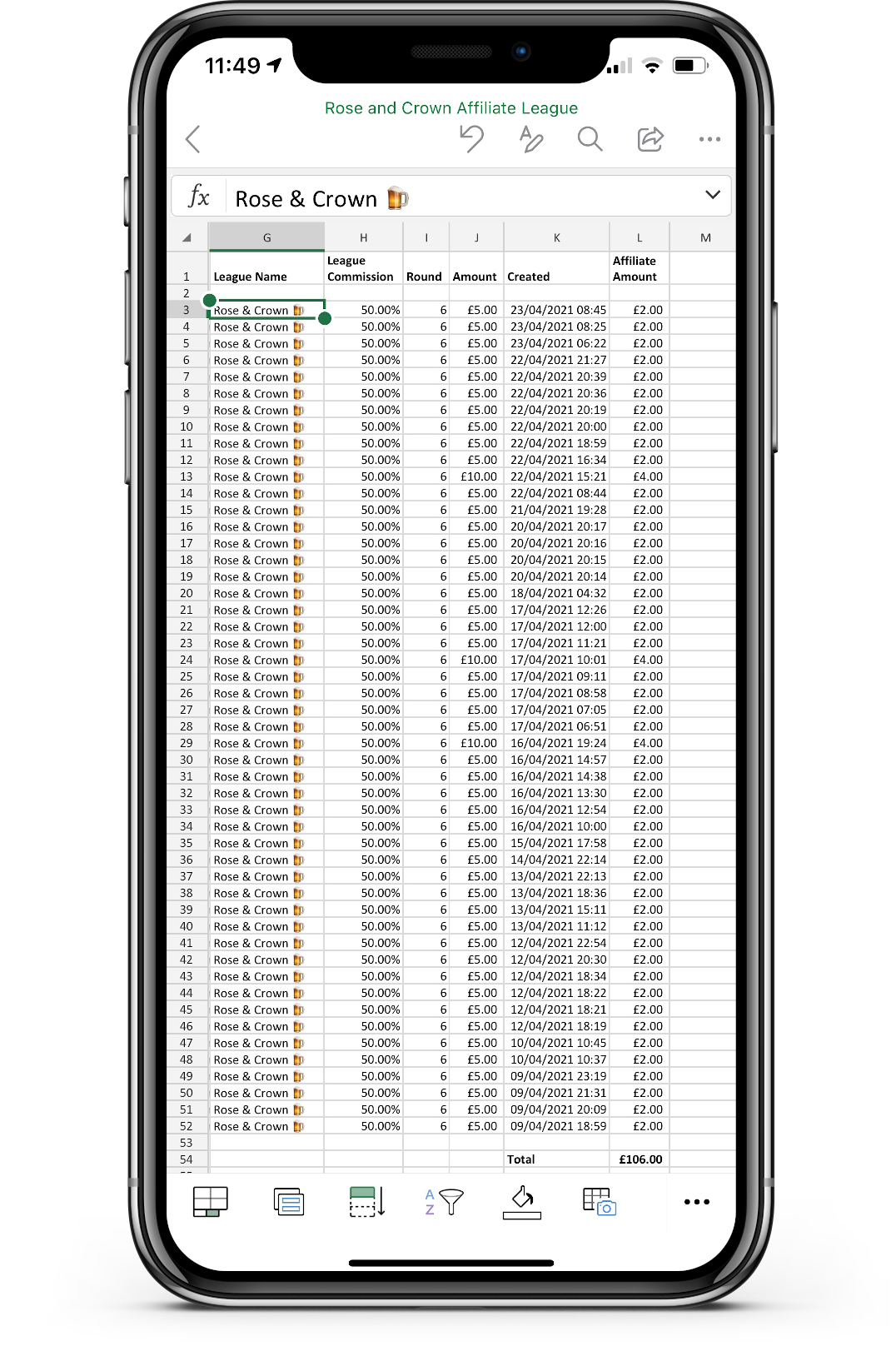 SoccerPots Affiliate XLS